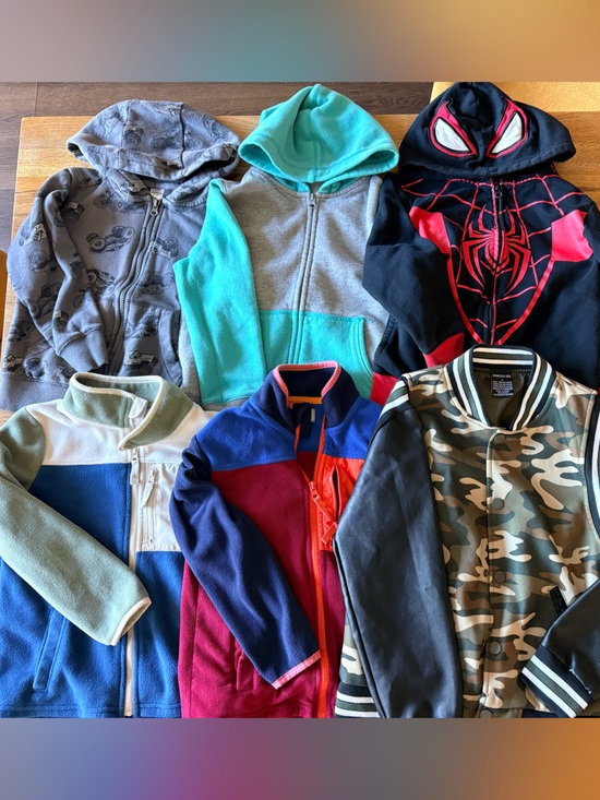 Other - Boys Multi-Pack Hoodies & Jackets - Mixed Colors size 6